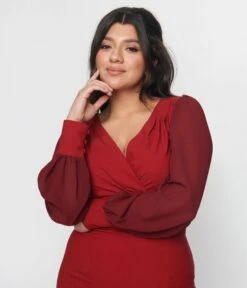 Unique Vintage Burgundy Delores Wiggle Dress 5 Unique Vintage Burgundy Delores Wiggle Dress -New Dress Store unique vintage burgundy delores wiggle dress 862169