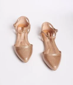 Unique Vintage Champagne Glitter Libby Flats -New Dress Store unique vintage champagne glitter libby flats 653841