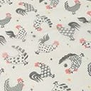 Unique Vintage Chicken Print Hair Scarf 3 Unique Vintage Chicken Print Hair Scarf - Image 3