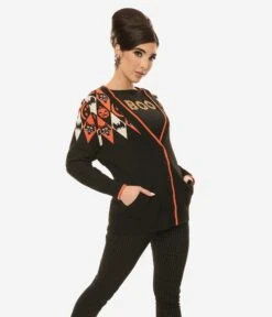 Unique Vintage Halloween Argyle Button Cardigan -New Dress Store unique vintage halloween argyle button cardigan 973267