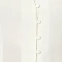 Unique Vintage Ivory Tie Neck Button Blouse 6 Unique Vintage Ivory Tie Neck Button Blouse - Image 6