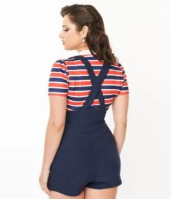 Unique Vintage Navy & Red Striped Bow Sweetie Knit Top 5 Unique Vintage Navy & Red Striped Bow Sweetie Knit Top -New Dress Store unique vintage navy red striped bow sweetie knit top 173261
