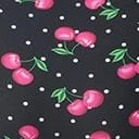 Unique Vintage Plus Size Black & Hot Pink Cherry Pin Dot Monroe Swim Bottom 6 Unique Vintage Plus Size Black & Hot Pink Cherry Pin Dot Monroe Swim Bottom - Image 6