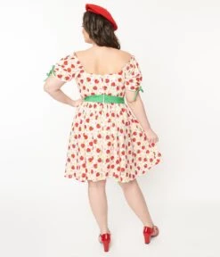 Unique Vintage Plus Size Pink Floral Strawberries Dakota Flare Dress 6 Unique Vintage Plus Size Pink Floral Strawberries Dakota Flare Dress -New Dress Store unique vintage plus size pink floral strawberries dakota flare dress 370771