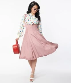 Unique Vintage Rose Amma Suspender Swing Skirt -New Dress Store unique vintage rose amma suspender swing skirt 449727