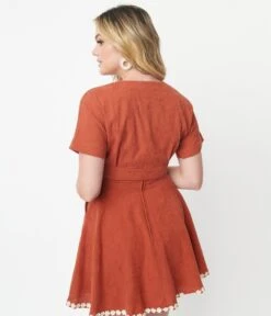 Unique Vintage Rust Varsity Crop Cardigan 8 Unique Vintage Rust Varsity Crop Cardigan -New Dress Store unique vintage rust varsity crop cardigan 846258