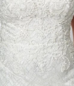 New Dress Store 13 New Dress Store -New Dress Store vintage inspired plus size white floral mermaid wedding dress 238397