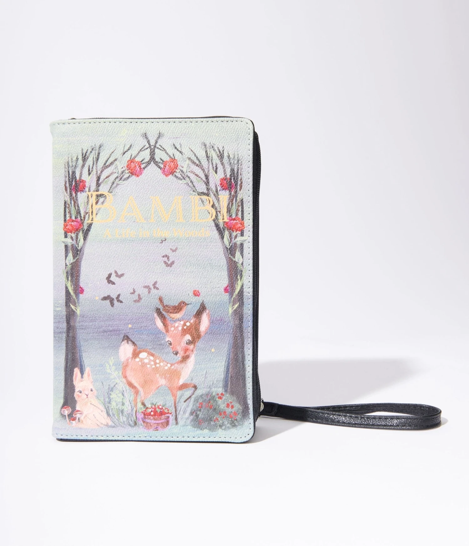 Watercolor Bambi Book Crossbody Purse 2 Watercolor Bambi Book Crossbody Purse - Image 2