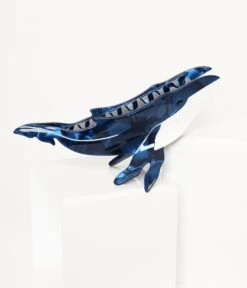 Whale Acrylic Hair Claw