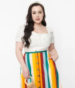 White Poppy Crop Top -New Dress Store white poppy crop top 107315