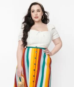 White Poppy Crop Top -New Dress Store white poppy crop top 264078