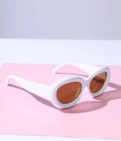 White Soft Serve Puff Sunglasses -New Dress Store white soft serve puff sunglasses 208577