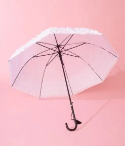 White Triple Frilled Umbrella -New Dress Store white triple frilled umbrella 942447