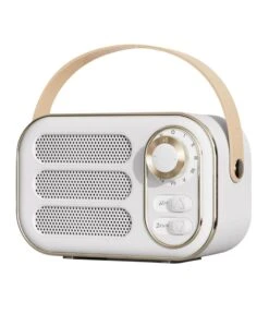 White Vintage Style Wireless Speaker