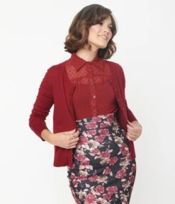 Wine Long Sleeve Cardigan 7 Wine Long Sleeve Cardigan -New Dress Store wine long sleeve cardigan 968381