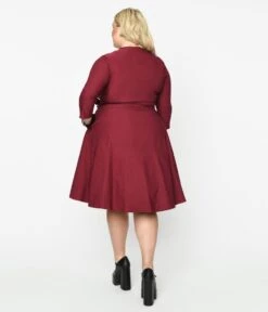 Wine Mira Swing Dress -New Dress Store wine mira swing dress 949214