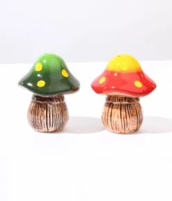 Woodland Mushroom Salt & Pepper Set -New Dress Store woodland mushroom salt pepper set 528951